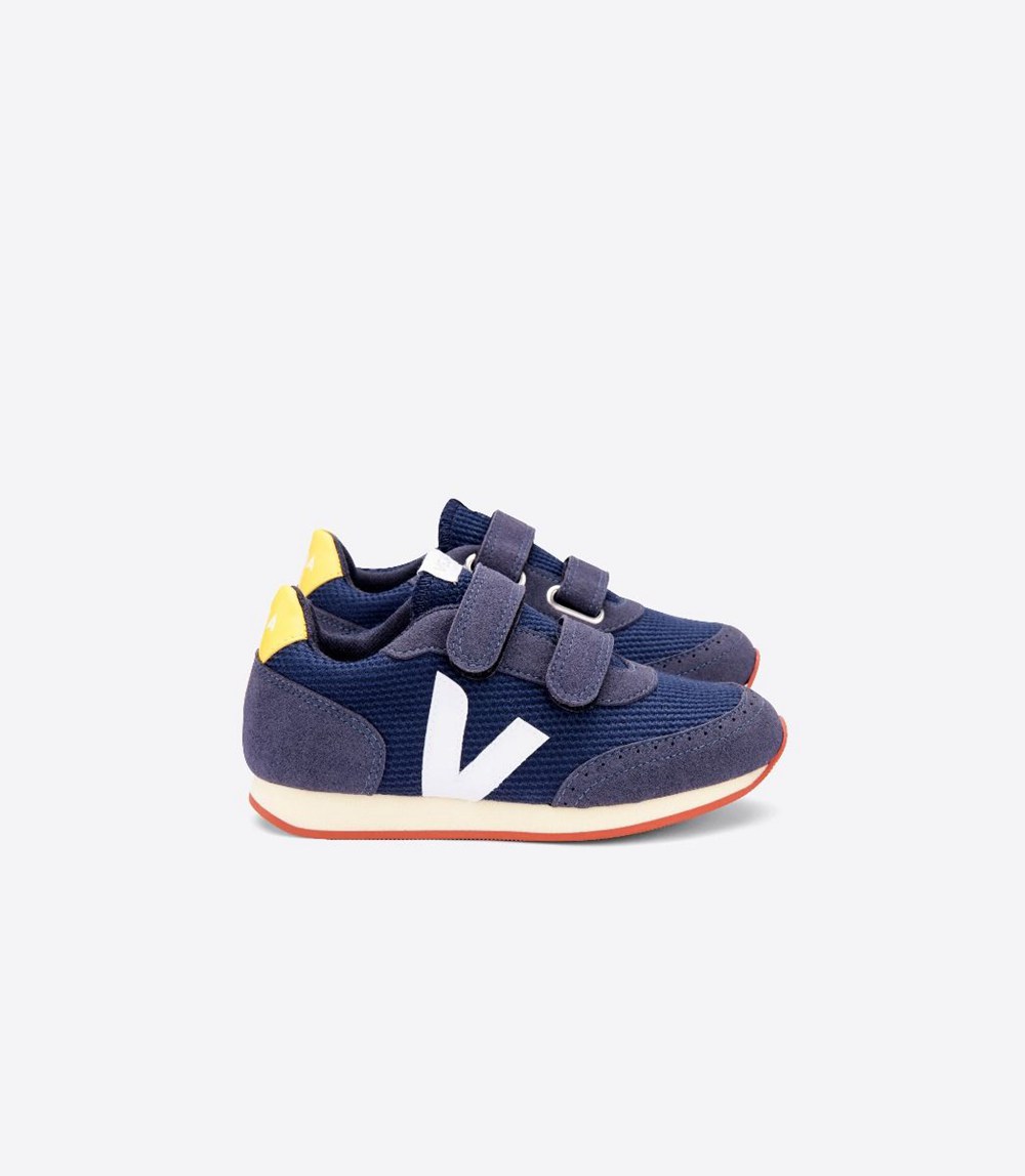 Tenis Veja Niños - Arcade B-Mesh - Azul Marino/Blancos - 895ZXNVDA